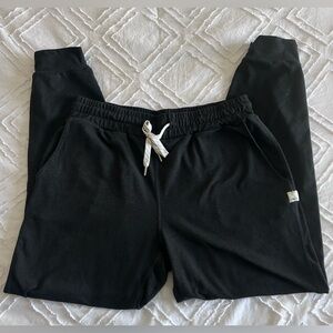 VUORI Performance Jogger Super Soft Black Heather Sz Small Lounge GUC